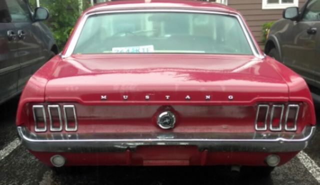 1967 Red Ford Mustang Coupe