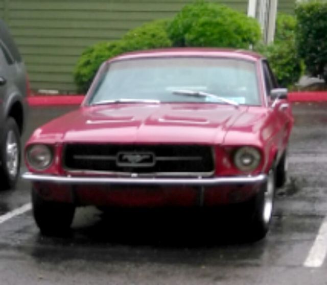 1967 Red Ford Mustang Coupe