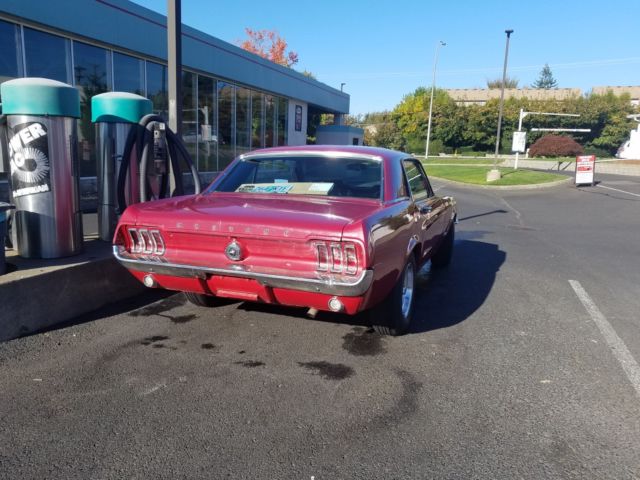 1967 Red Ford Mustang Coupe