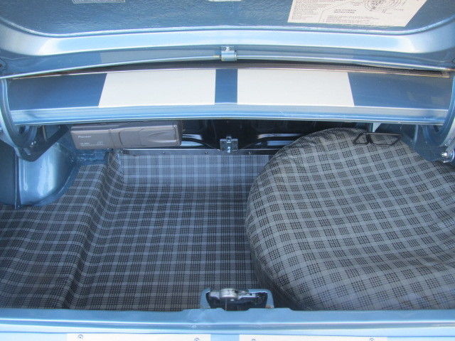 1967 Blue Ford Mustang