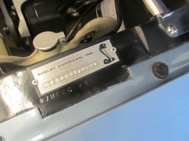 1967 Blue Ford Mustang