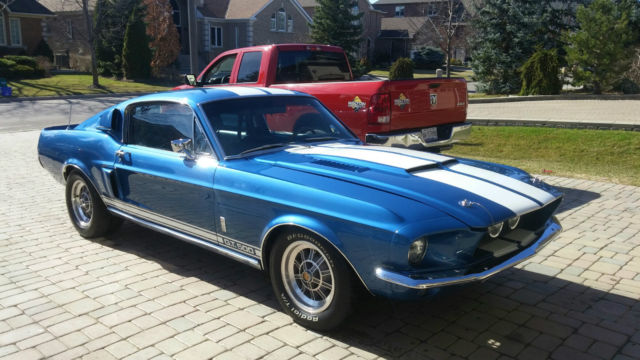 1967 Blue Ford Mustang U/K