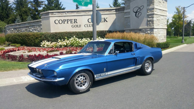 1967 Blue Ford Mustang U/K