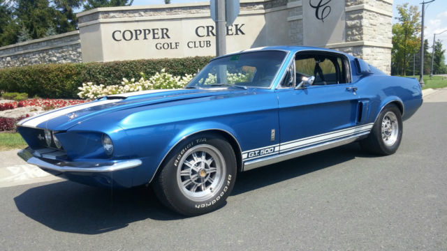 1967 Blue Ford Mustang U/K