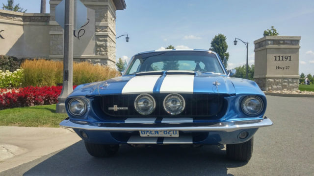1967 Blue Ford Mustang U/K