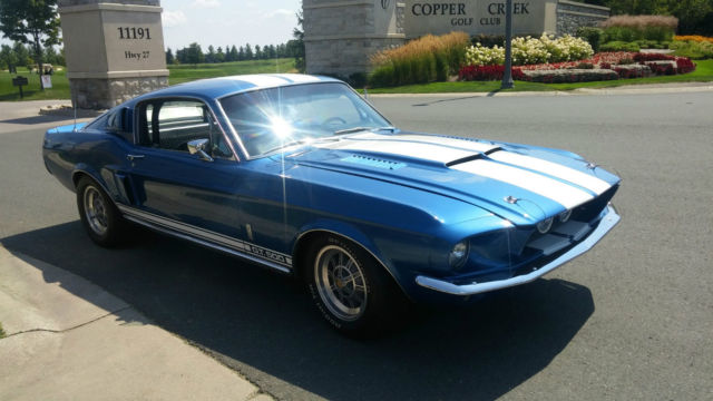 1967 Blue Ford Mustang U/K
