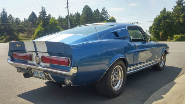 1967 Blue Ford Mustang U/K
