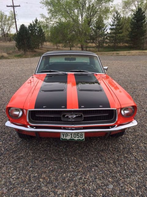 1967 Aspen Red Ford Mustang Coupe