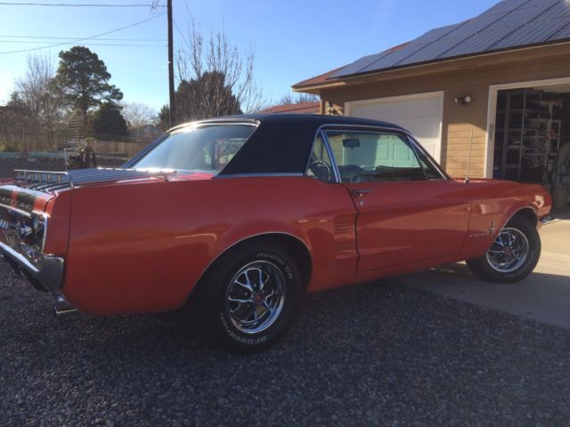 1967 Aspen Red Ford Mustang Coupe