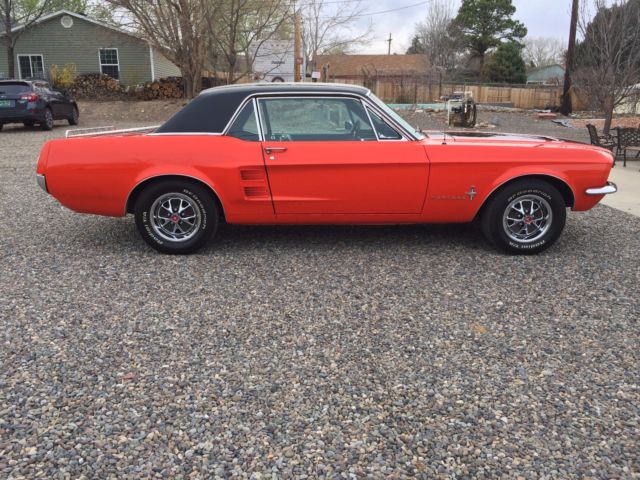 1967 Aspen Red Ford Mustang Coupe