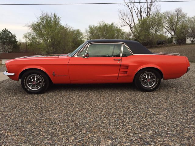 1967 Aspen Red Ford Mustang Coupe