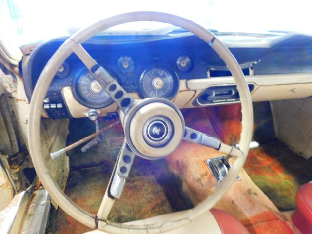 1967 Cream Ford Mustang Coupe