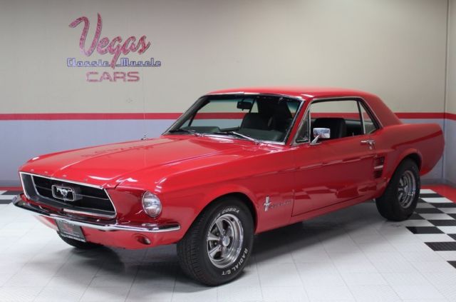 1967 Red Ford Mustang Coupe