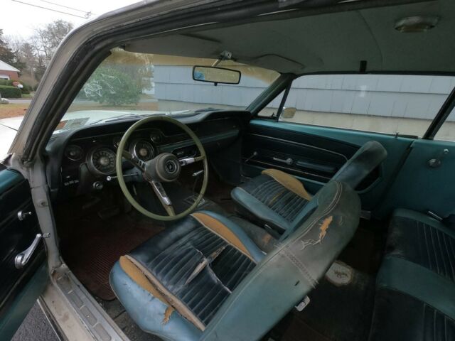 1967 white Ford Mustang Coupe