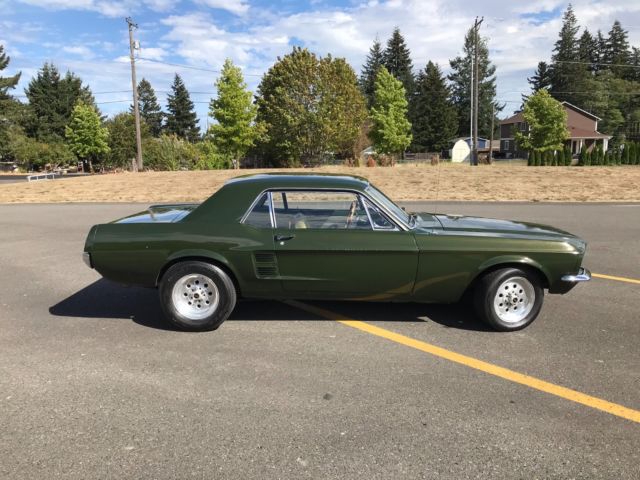 1967 Green Ford Mustang Coupe