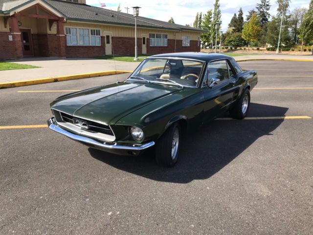 1967 Green Ford Mustang Coupe
