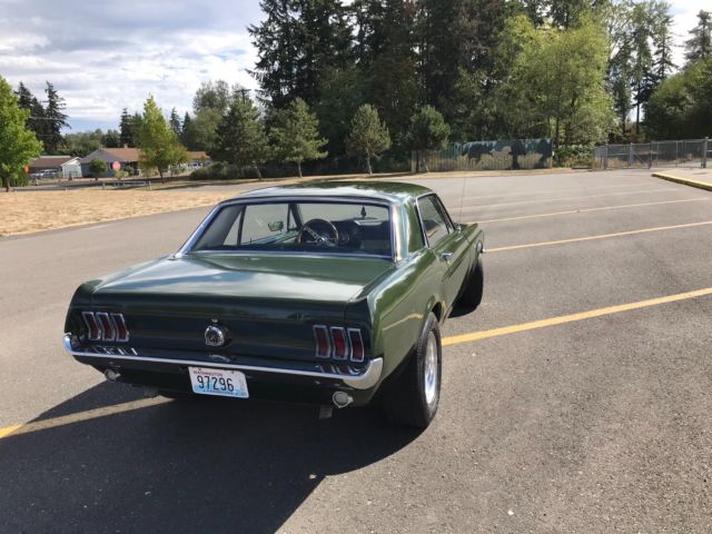 1967 Green Ford Mustang Coupe