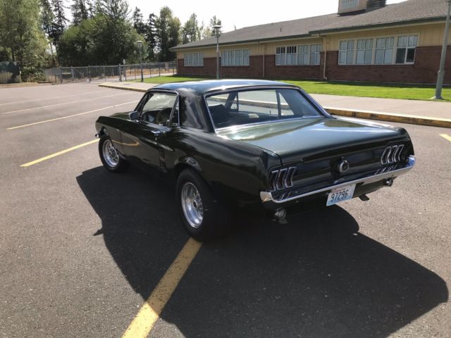 1967 Green Ford Mustang Coupe