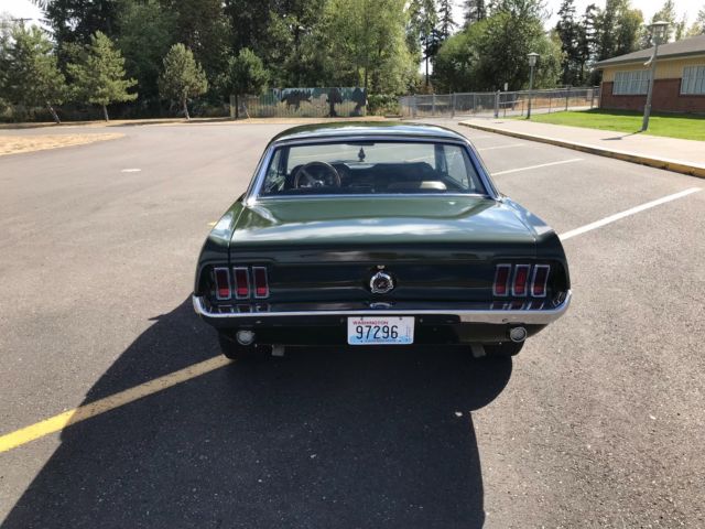 1967 Green Ford Mustang Coupe