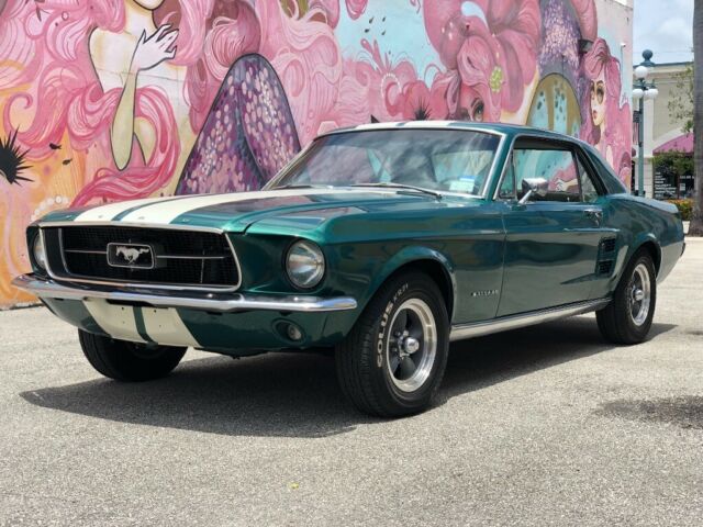 1967 Green Ford Mustang Coupe