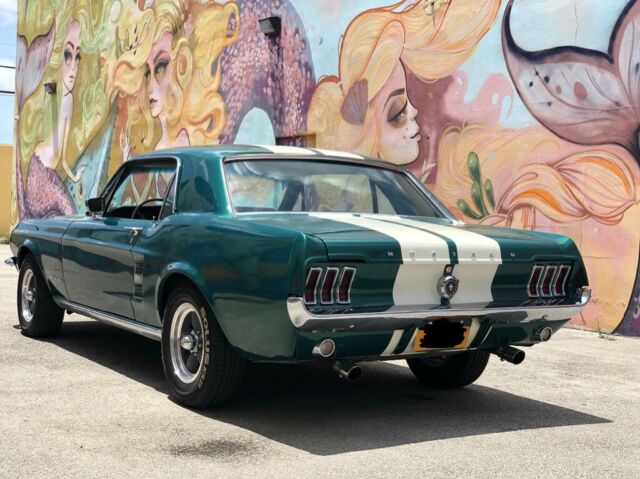 1967 Green Ford Mustang Coupe