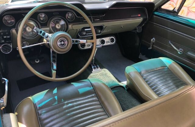 1967 Green Ford Mustang Coupe