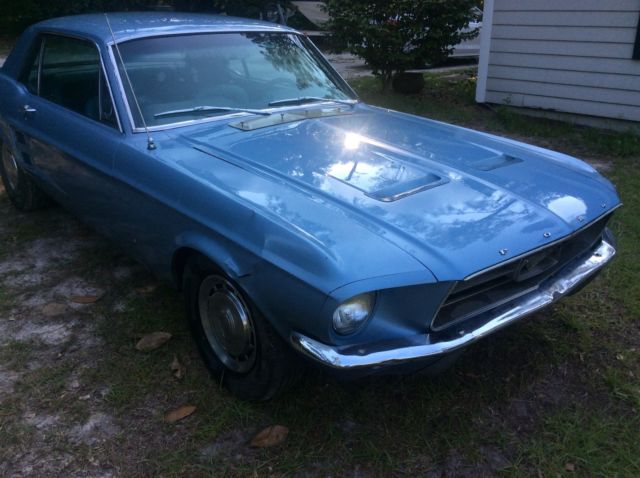 1967 Blue Ford Mustang Coupe