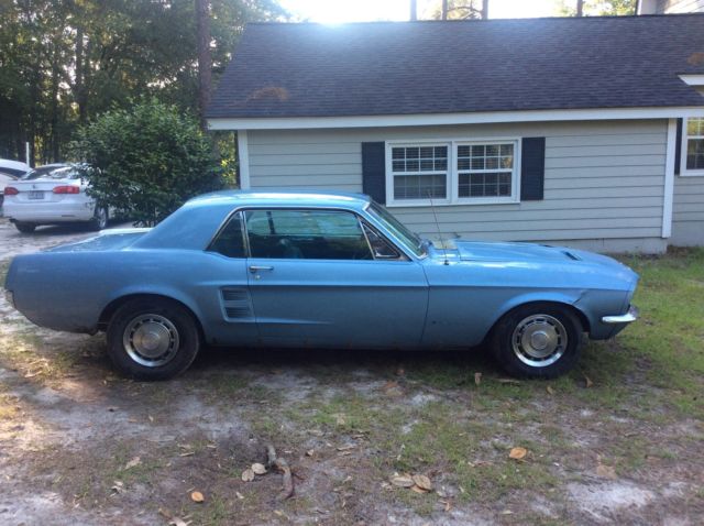 1967 Blue Ford Mustang Coupe