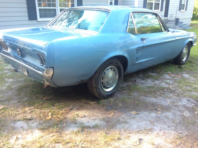 1967 Blue Ford Mustang Coupe