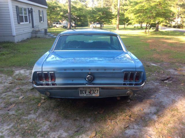 1967 Blue Ford Mustang Coupe