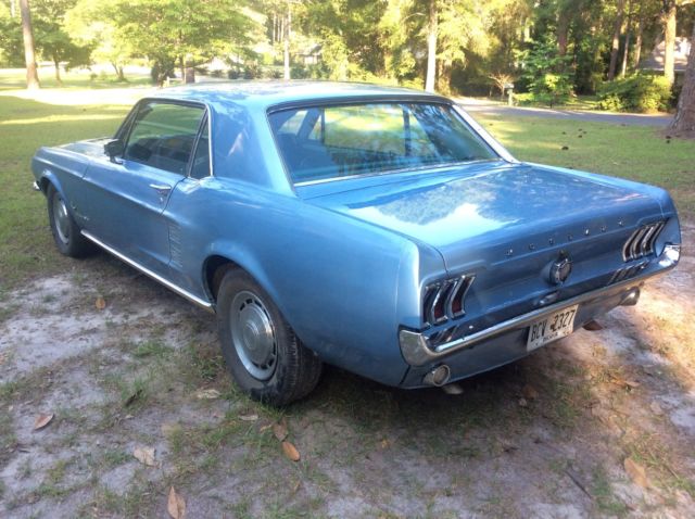1967 Blue Ford Mustang Coupe