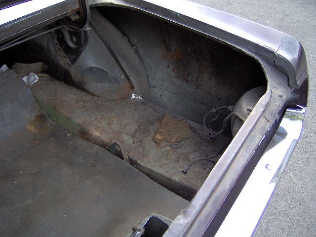 1967 White Ford Mustang