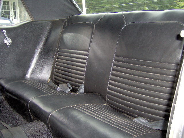 1967 White Ford Mustang