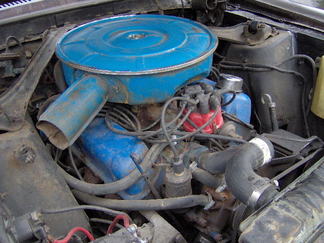 1967 White Ford Mustang