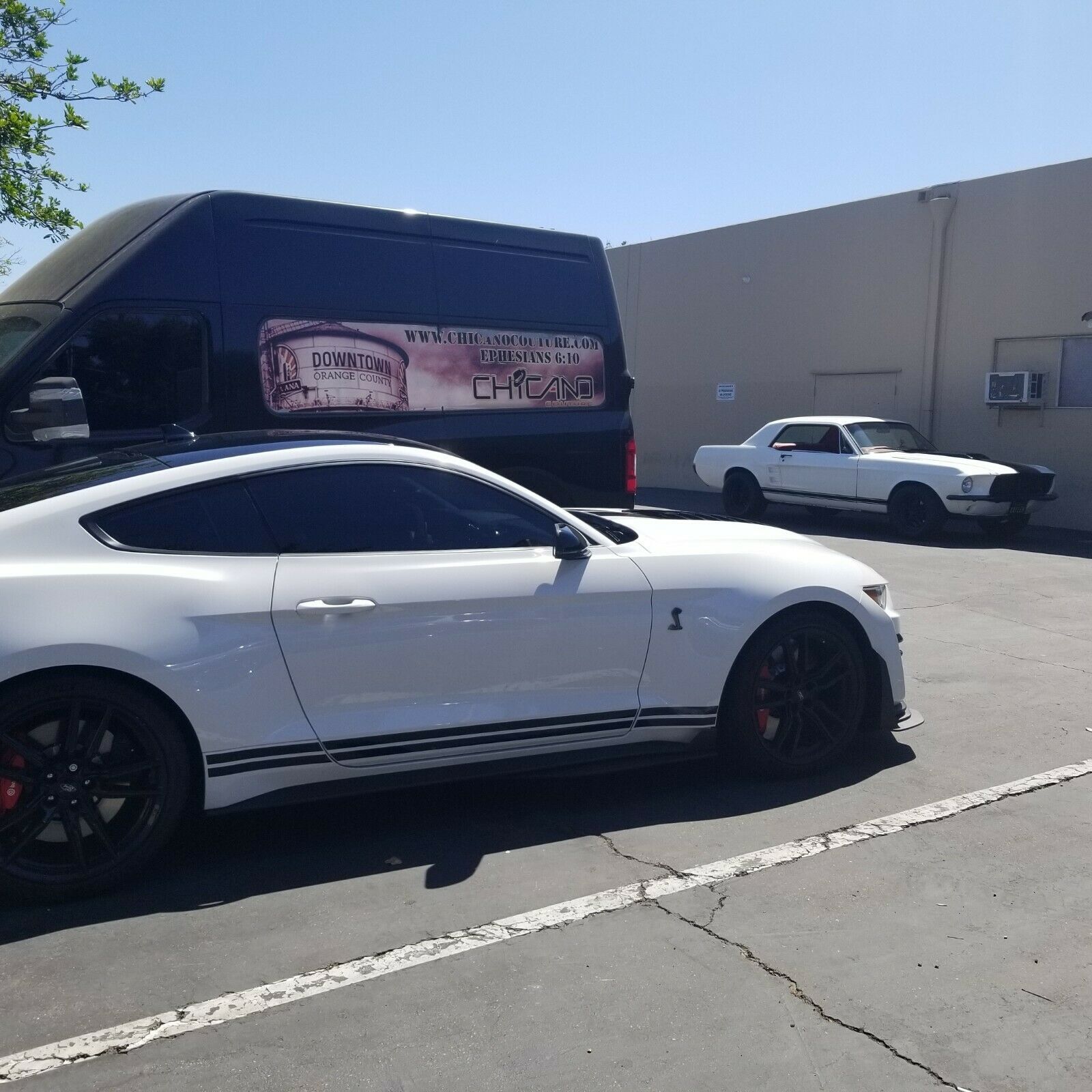 1967 White Ford Mustang Coupe