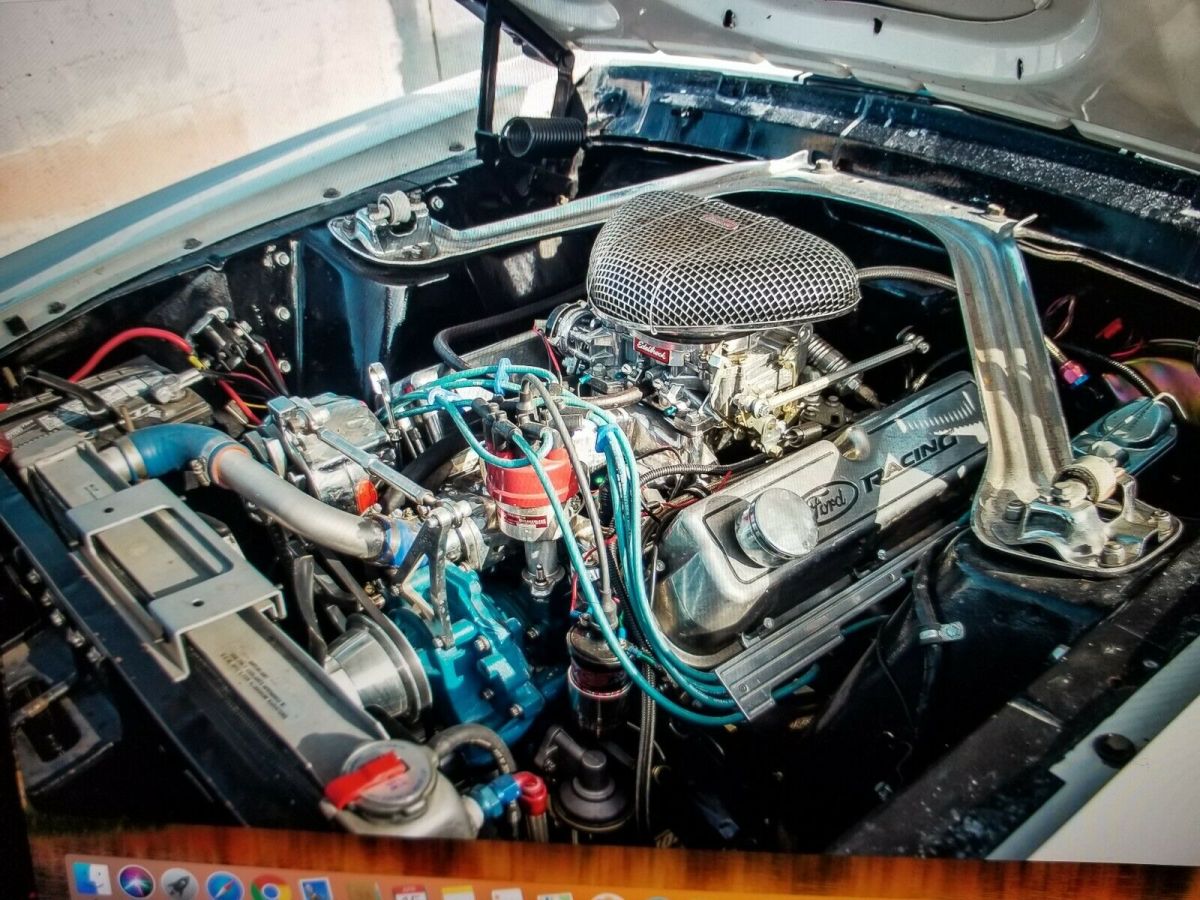 1967 White Ford Mustang Coupe