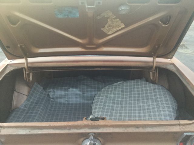 1967 Gold Ford Mustang Coupe