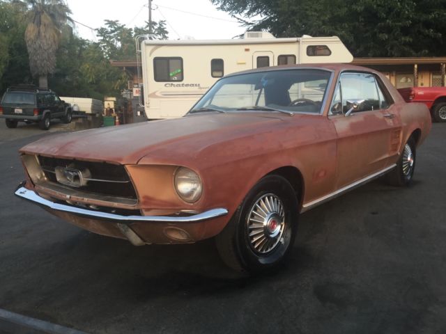 1967 Gold Ford Mustang Coupe