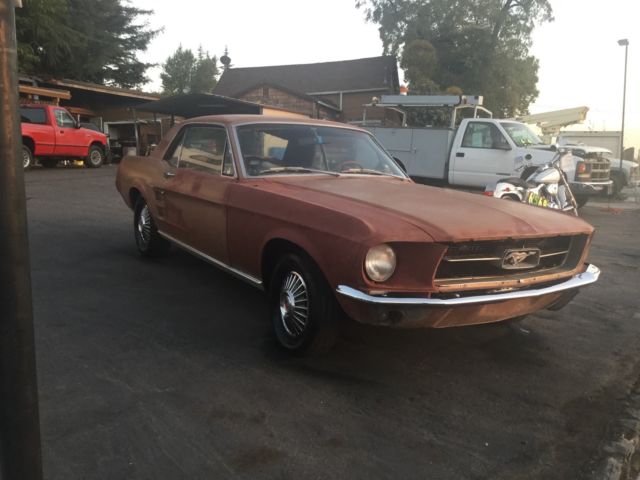 1967 Gold Ford Mustang Coupe