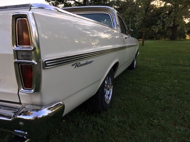 1967 Wimbledon white Ford Ranchero truck