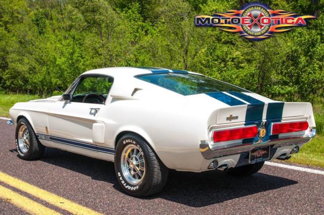 1967 White Ford Mustang Fastback