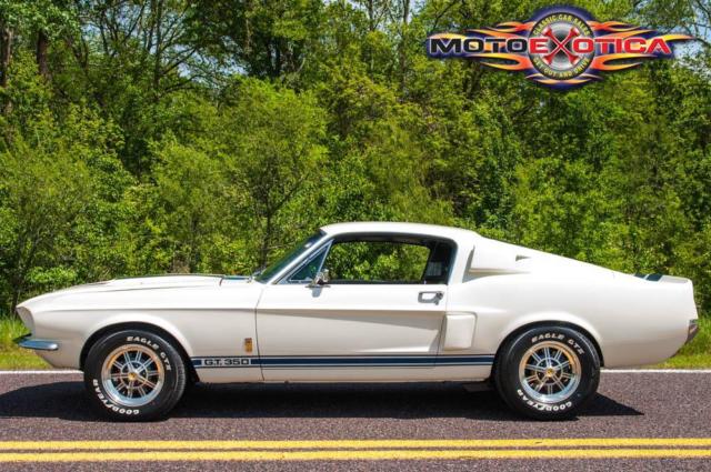 1967 White Ford Mustang Fastback
