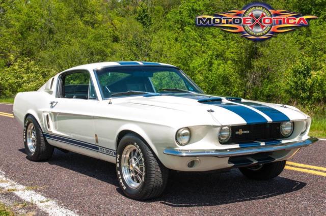 1967 White Ford Mustang Fastback