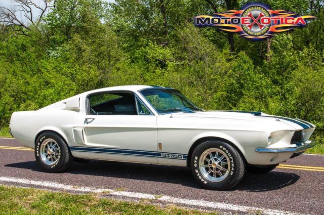 1967 White Ford Mustang Fastback