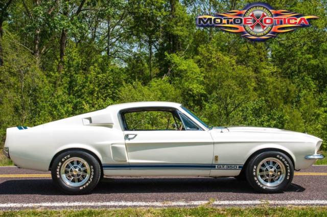 1967 White Ford Mustang Fastback