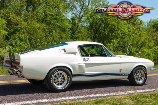 1967 White Ford Mustang Fastback