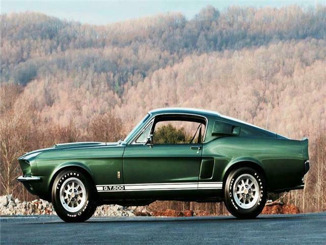 1967 Green Ford Mustang fastback