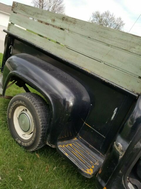 1967 Black Ford F-100 short box step side