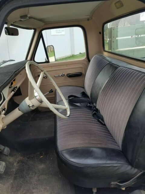 1967 Black Ford F-100 short box step side
