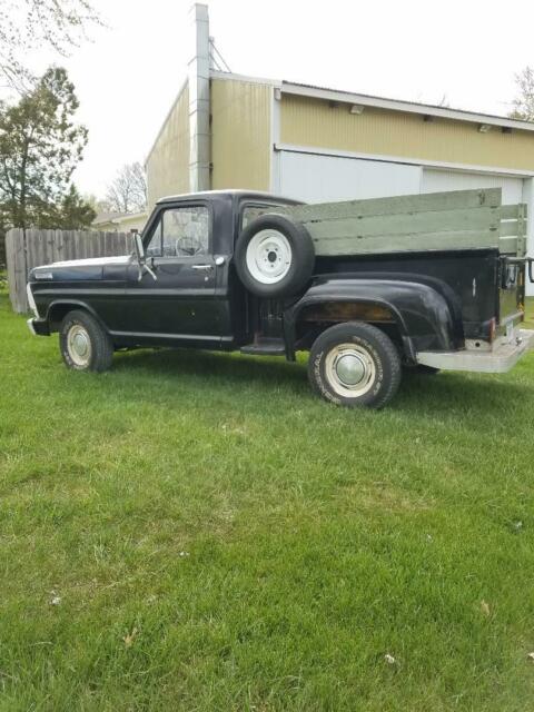 1967 Black Ford F-150 short box step side